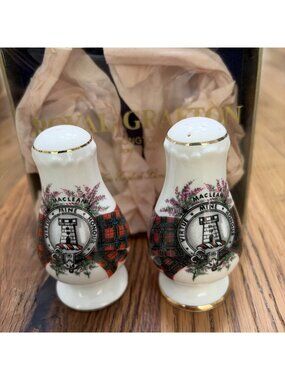 Royal Grafton Langton Stoke On Trent Fine English Bone Chine Salt And Pepper